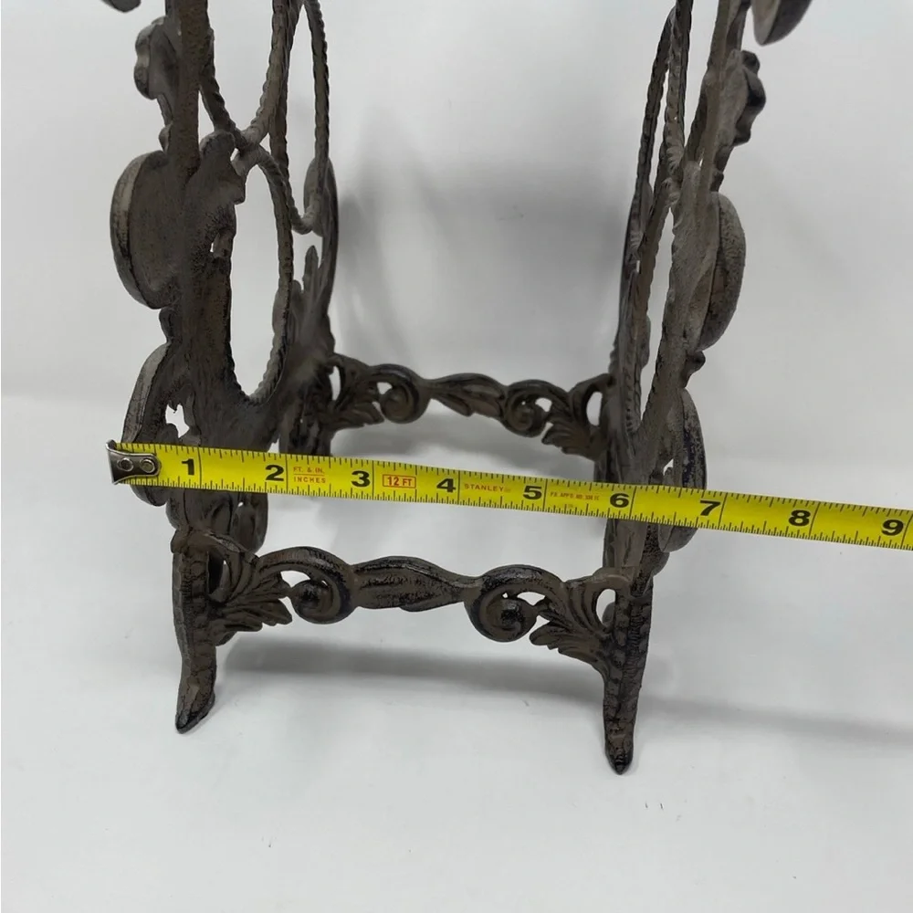 GG Collection Antique Brown Scroll Wine Holder